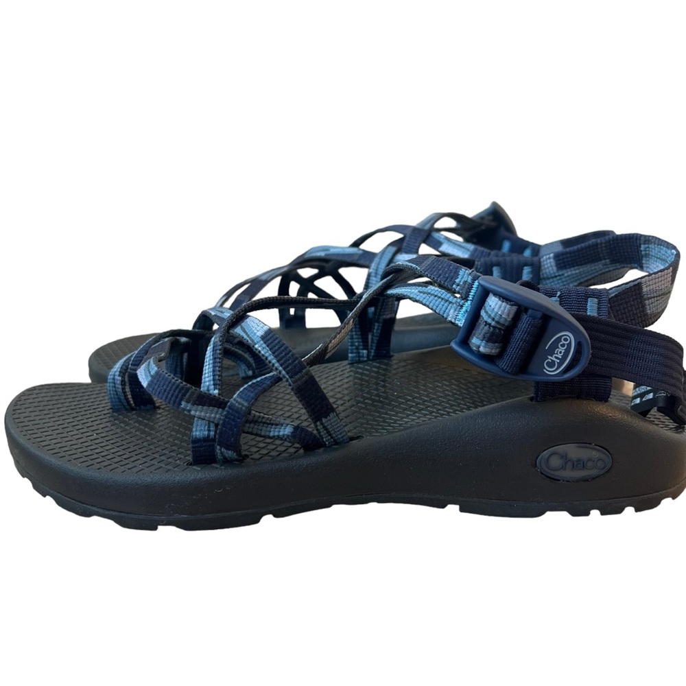 Chaco Women's Blue Strappy Sport Sandals - Picture 4 of 7
